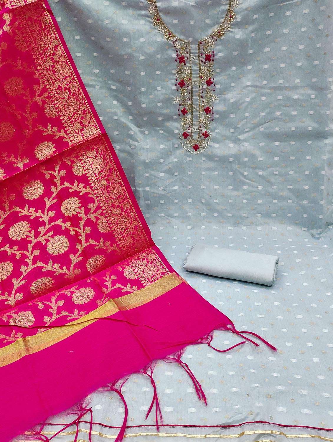 women self design unstitched suit set - 22429819 -  Standard Image - 1