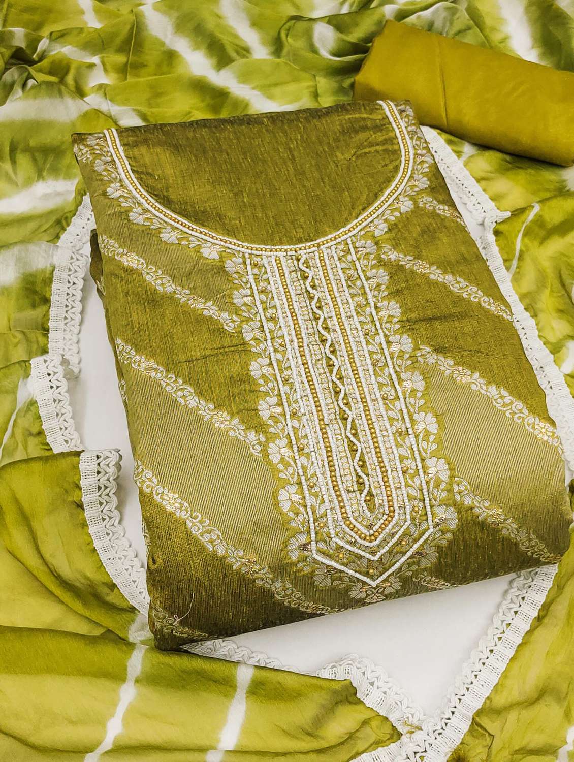 women self design unstitched suit set - 22430218 -  Standard Image - 1