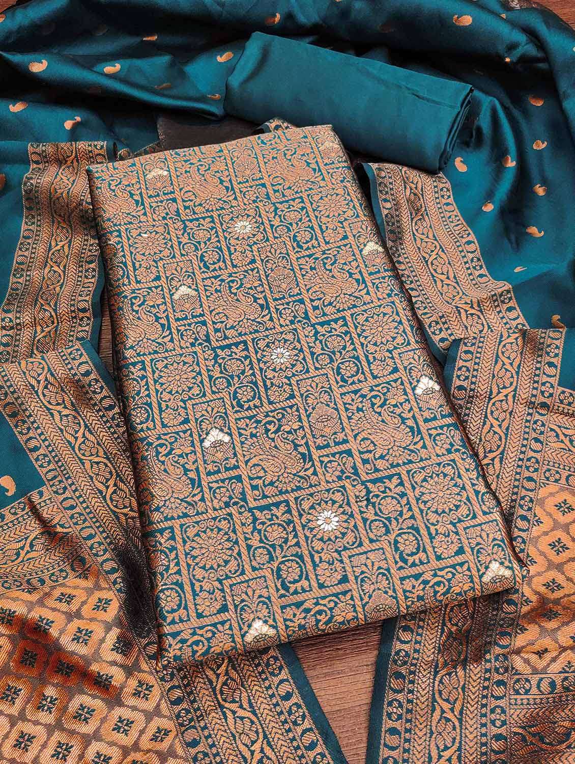 women self design unstitched suit set - 22430266 -  Standard Image - 1