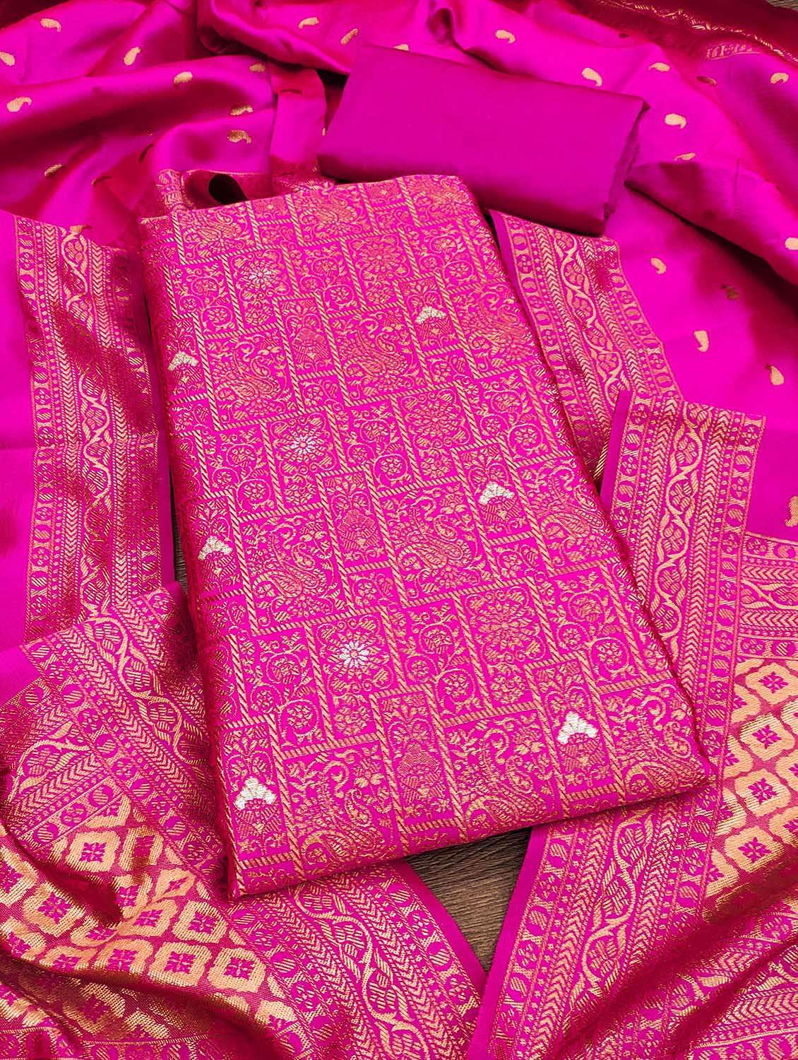women self design unstitched suit set - 22430271 -  Standard Image - 1