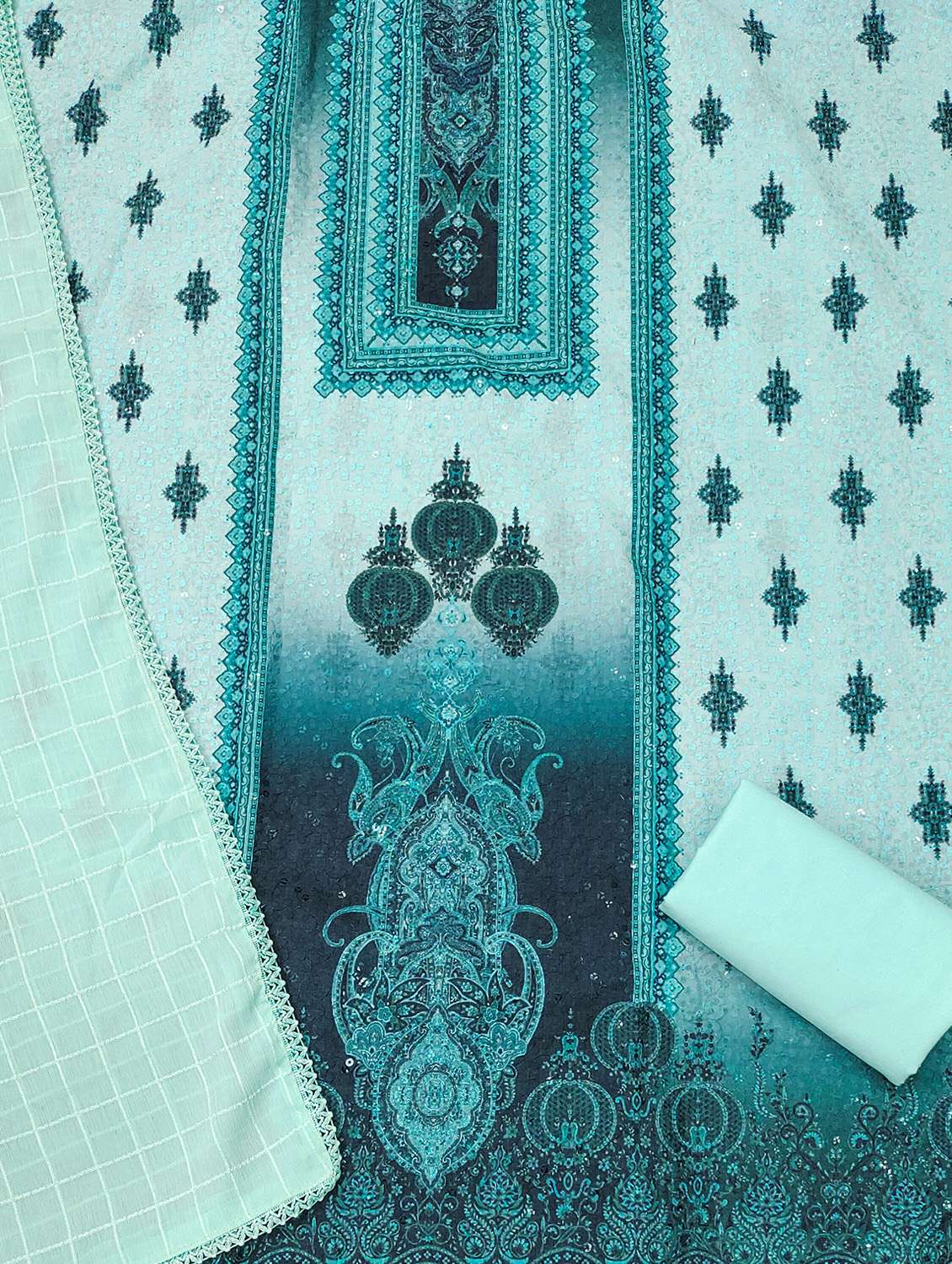 women printed unstitched suit set - 22430423 -  Standard Image - 1