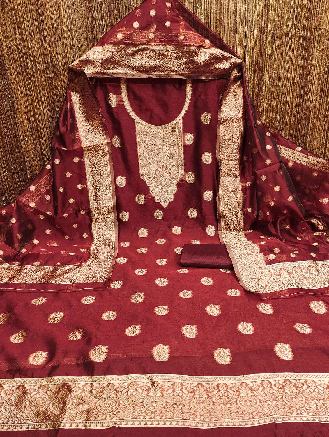 women self design unstitched suit set - 22430856 -  Standard Image - 1