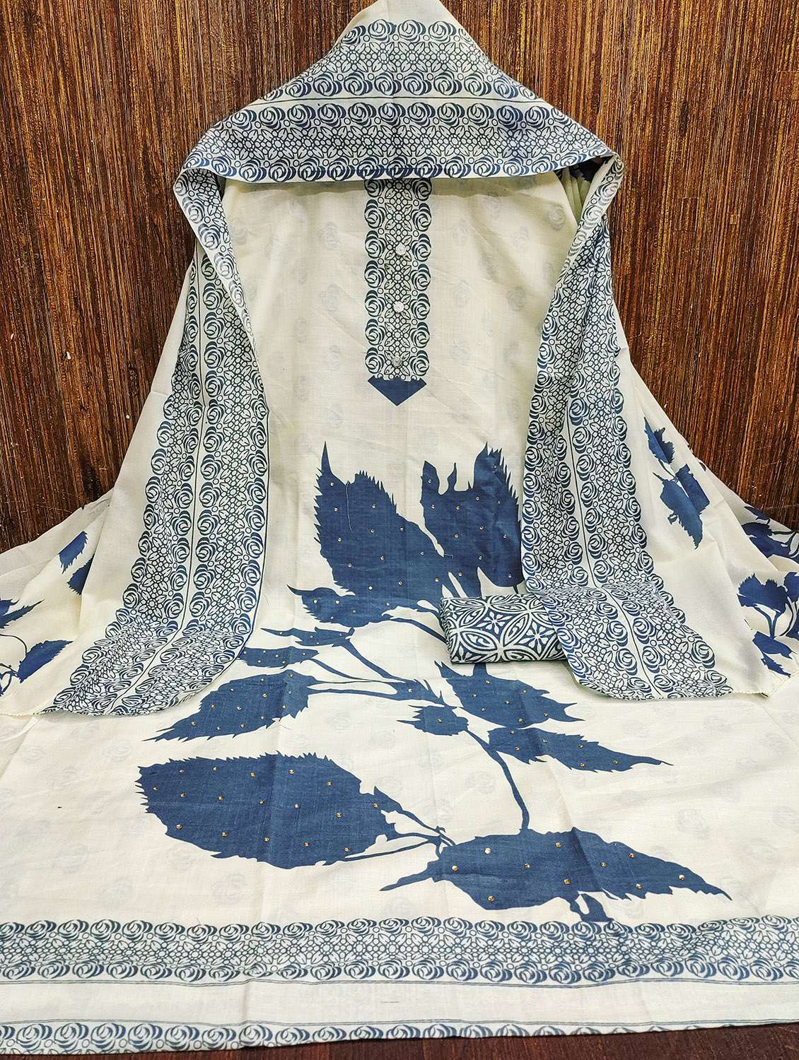 women printed unstitched suit set - 22431065 -  Standard Image - 1