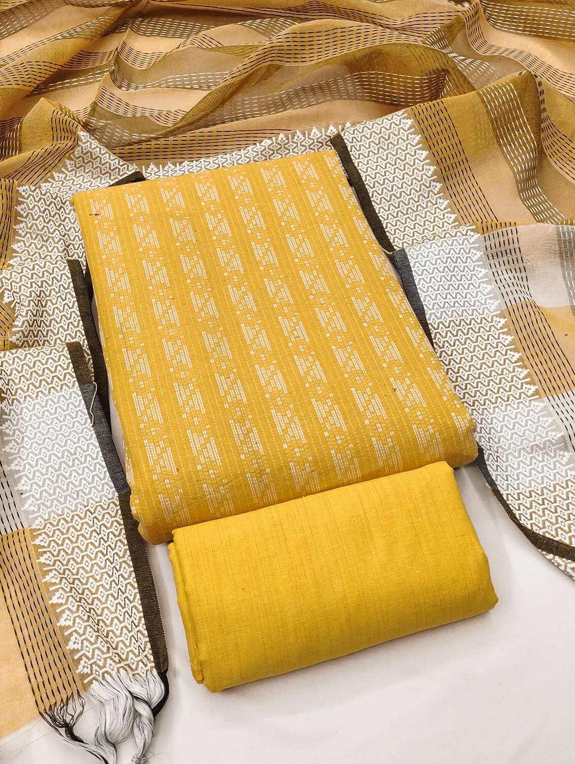 women self design unstitched suit set - 22431415 -  Standard Image - 1