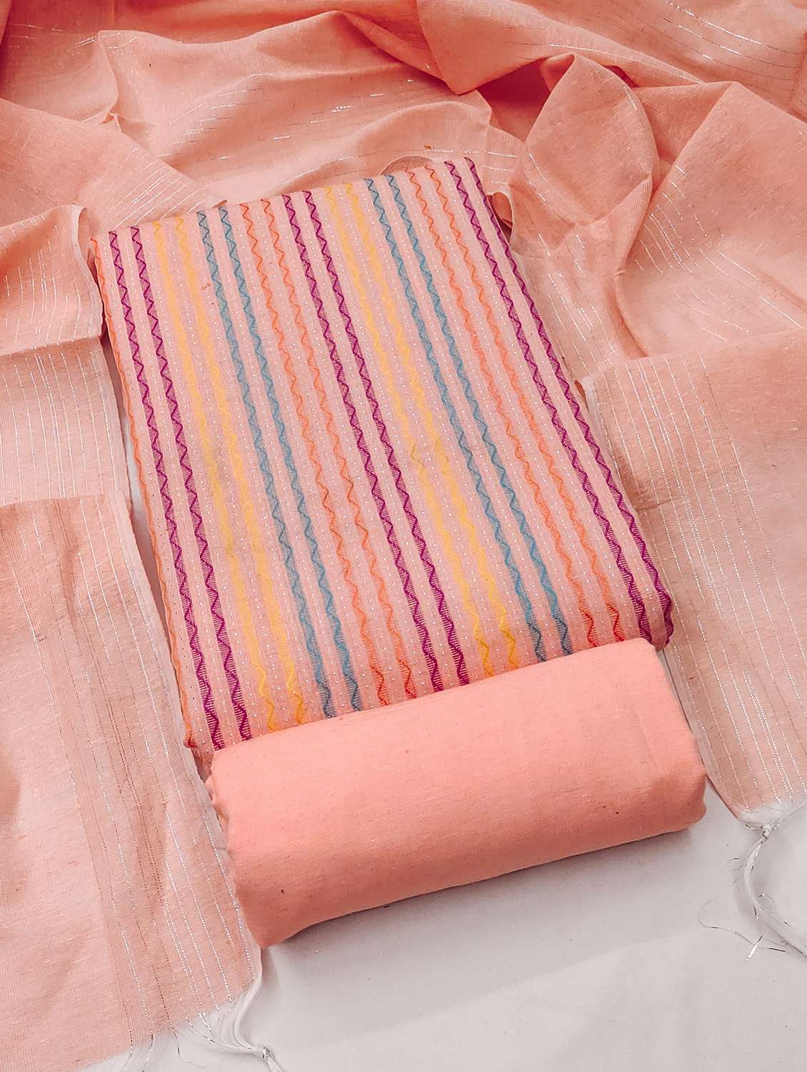 women self design unstitched suit set - 22431416 -  Standard Image - 1