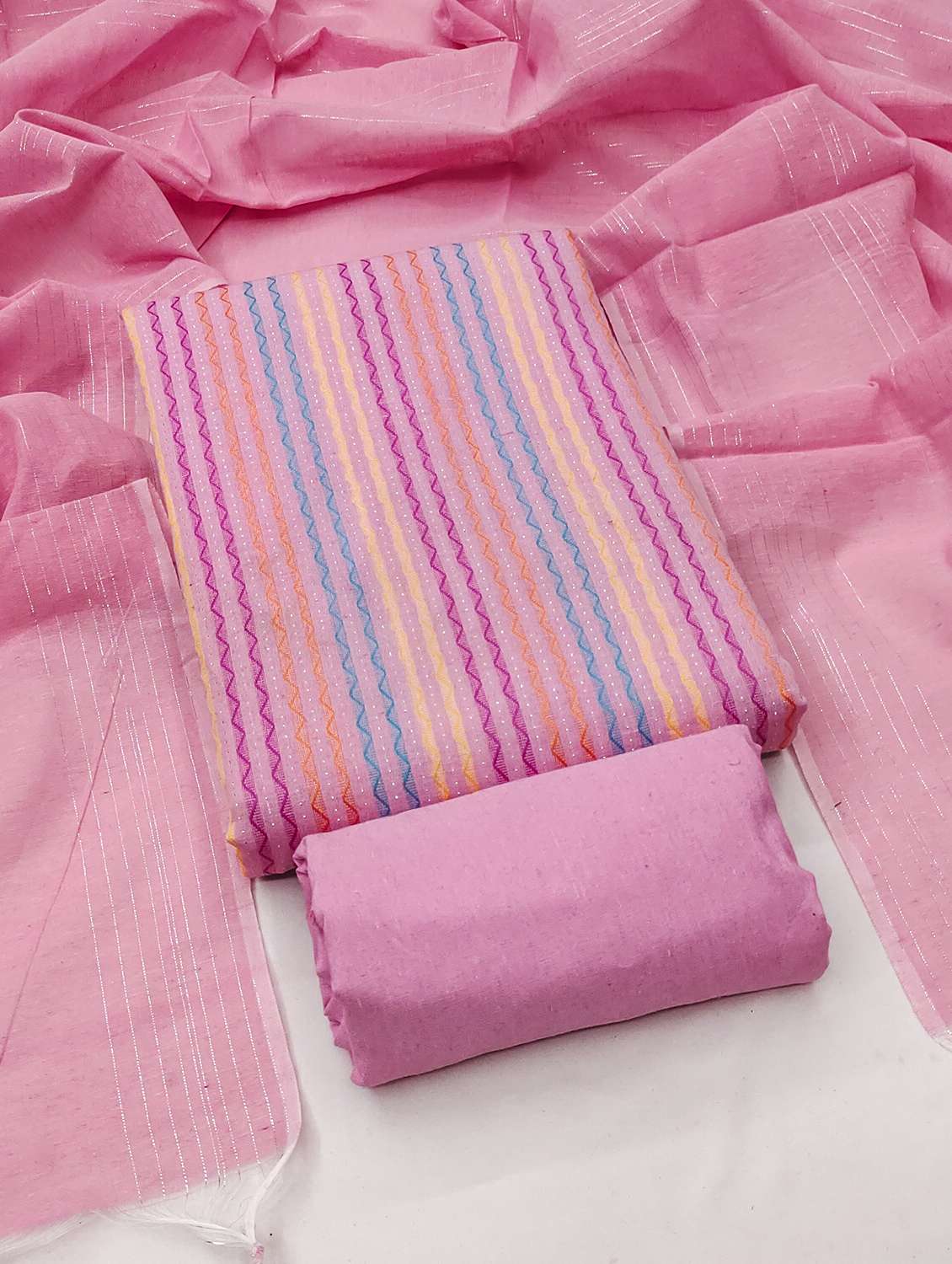 women self design unstitched suit set - 22431417 -  Standard Image - 1