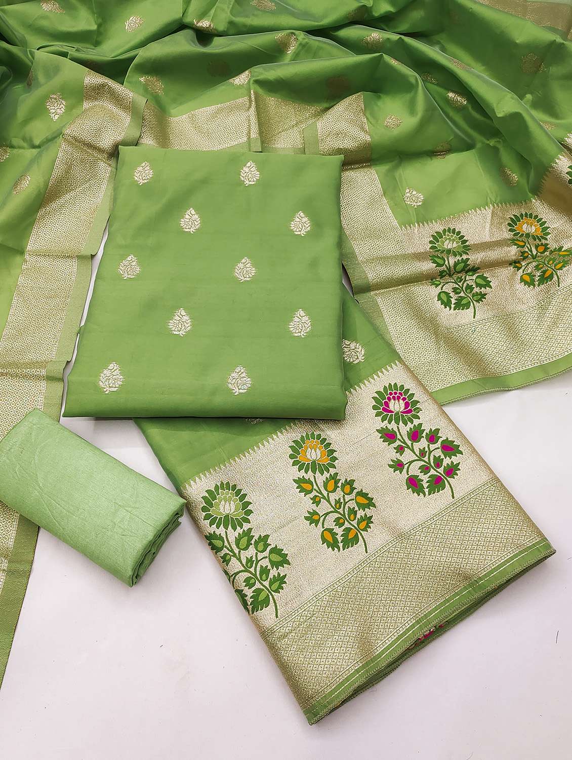 women self design unstitched suit set - 22431641 -  Standard Image - 1