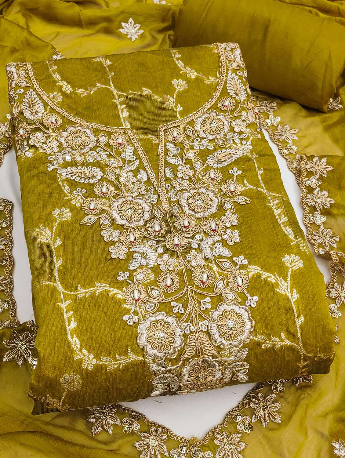 women self design unstitched suit set - 22431769 -  Standard Image - 1