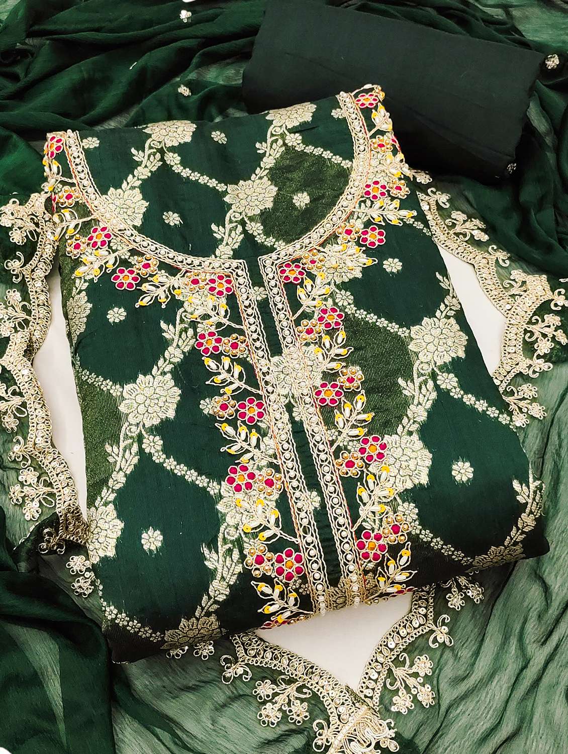 women self design unstitched suit set - 22431785 -  Standard Image - 1