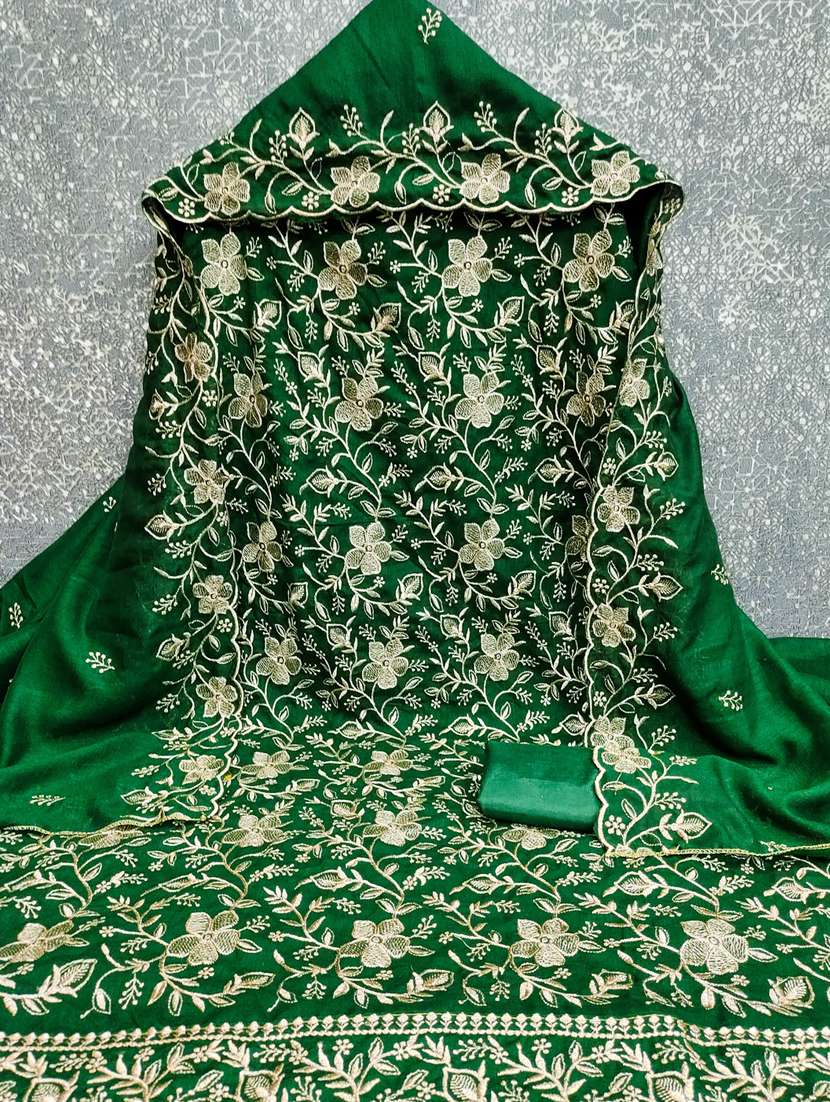 women solid with work unstitched suit set - 22431814 -  Standard Image - 1