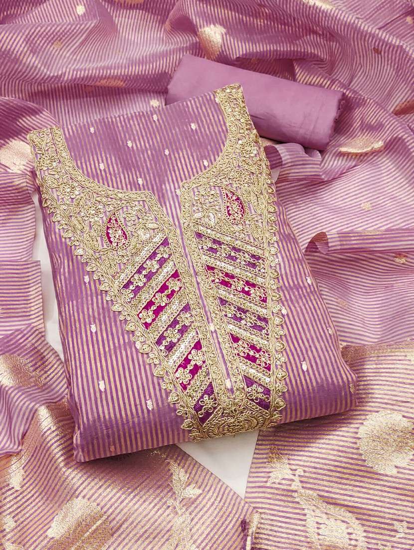 Women Self Design Unstitched Suit Set - 22431891 -  Standard Image - 1