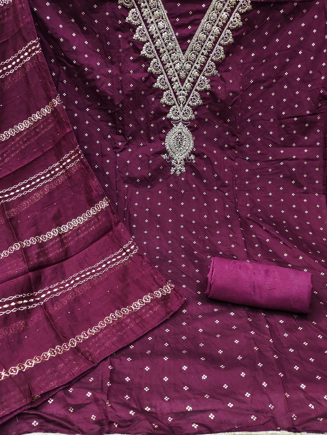 women self design unstitched suit set - 22431923 -  Standard Image - 1
