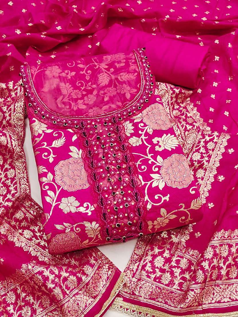 women self design unstitched suit set - 22431997 -  Standard Image - 1