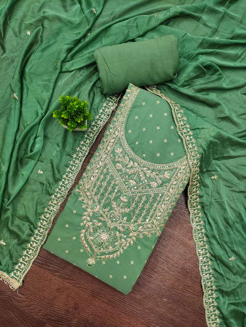 women self design unstitched suit set - 22432002 -  Standard Image - 1