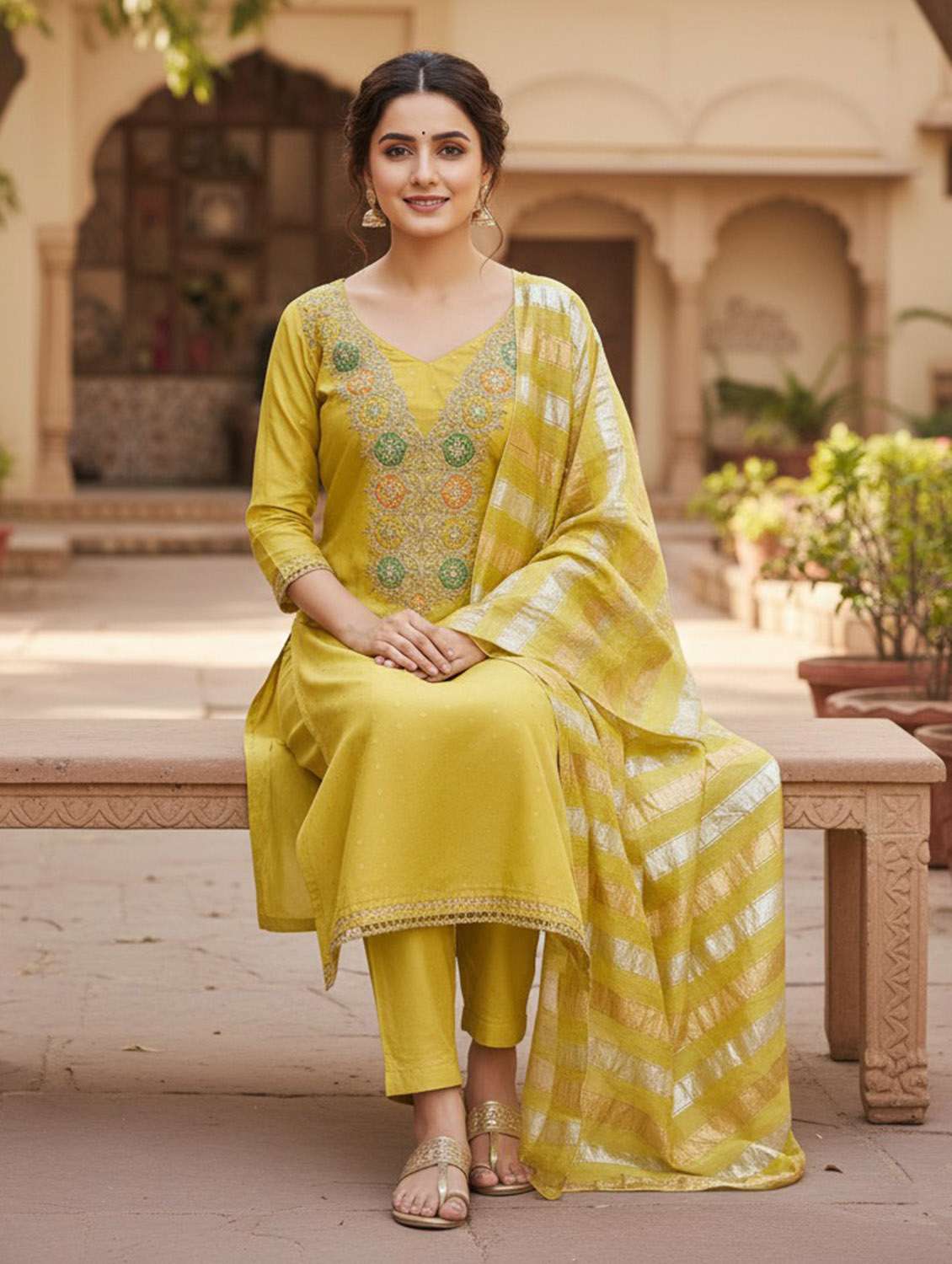 women self design unstitched suit set - 22432108 -  Standard Image - 1