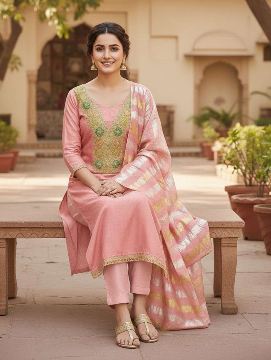 women self design unstitched suit set - 22432110 -  Standard Image - 1