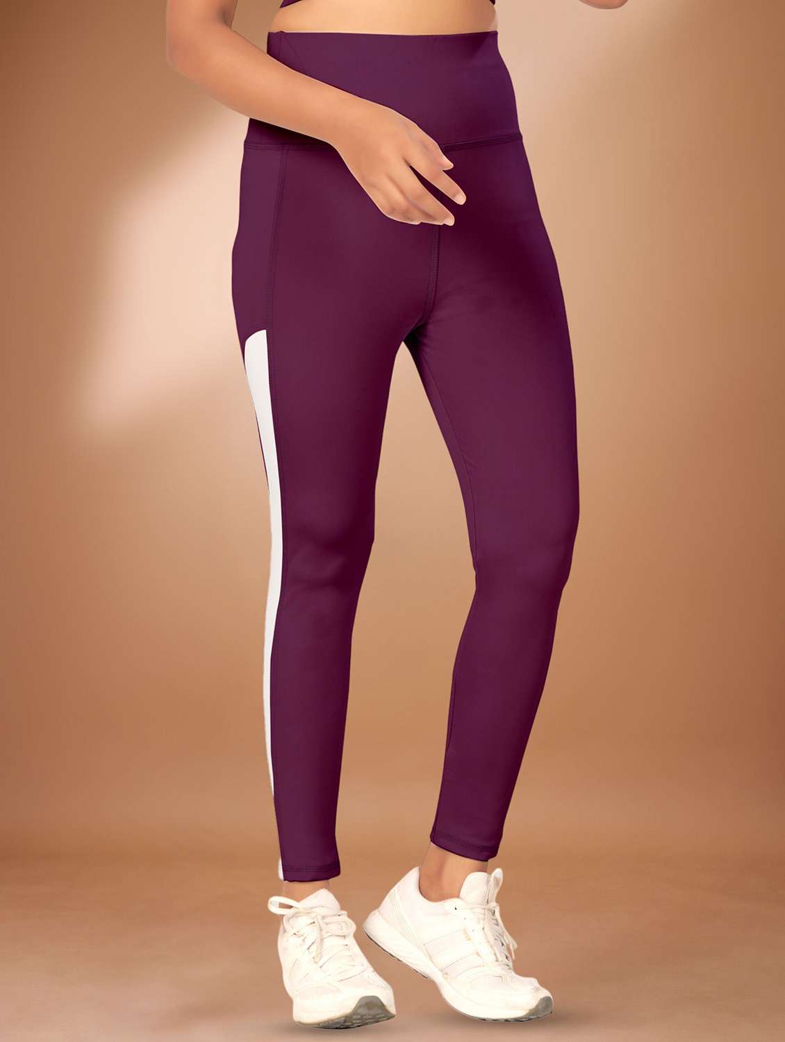 women tapered mid rise yoga pants - 22432136 -  Standard Image - 1