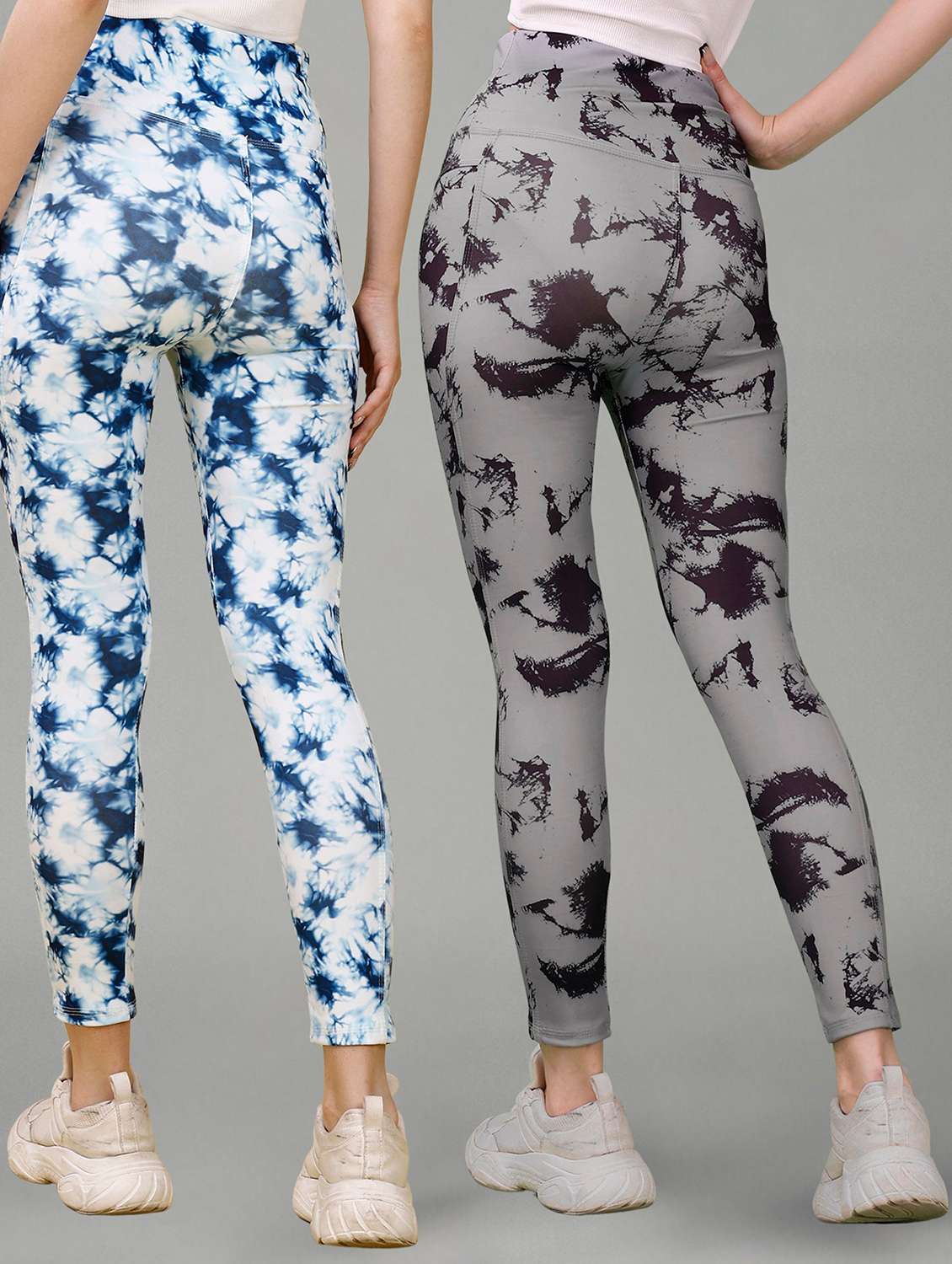 women pack of 2 mid rise yoga pants - 22432152 -  Standard Image - 1