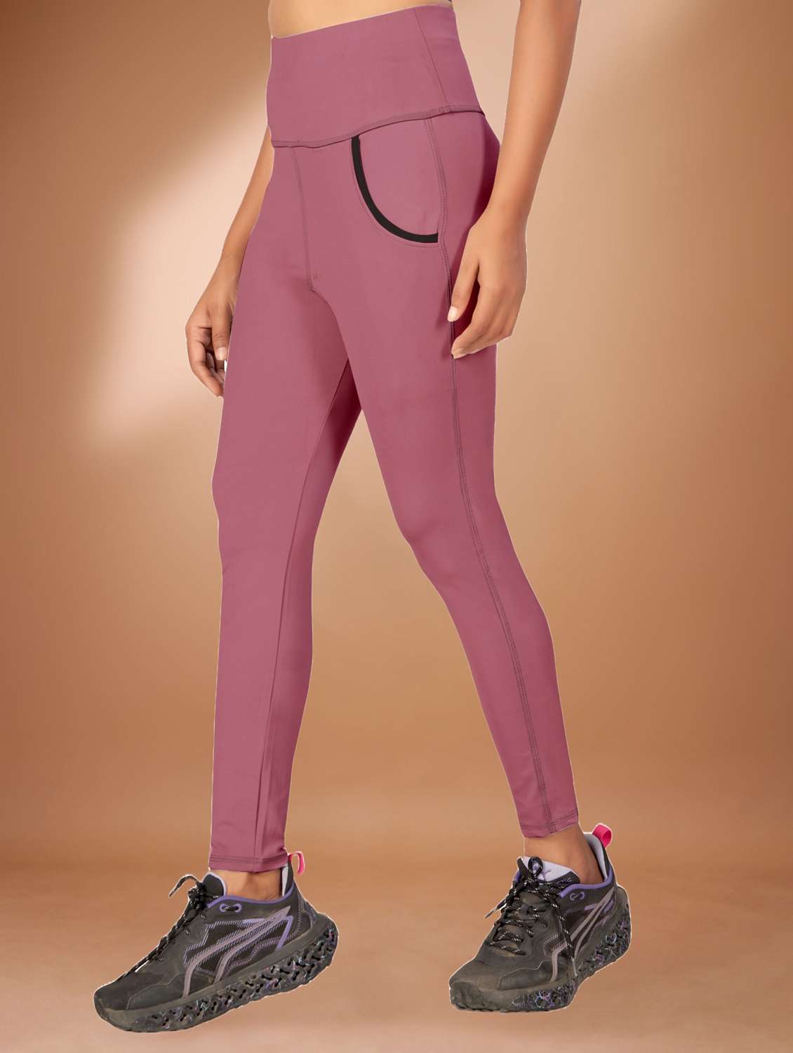 multi colored polyester track pants - 22432176 -  Standard Image - 1