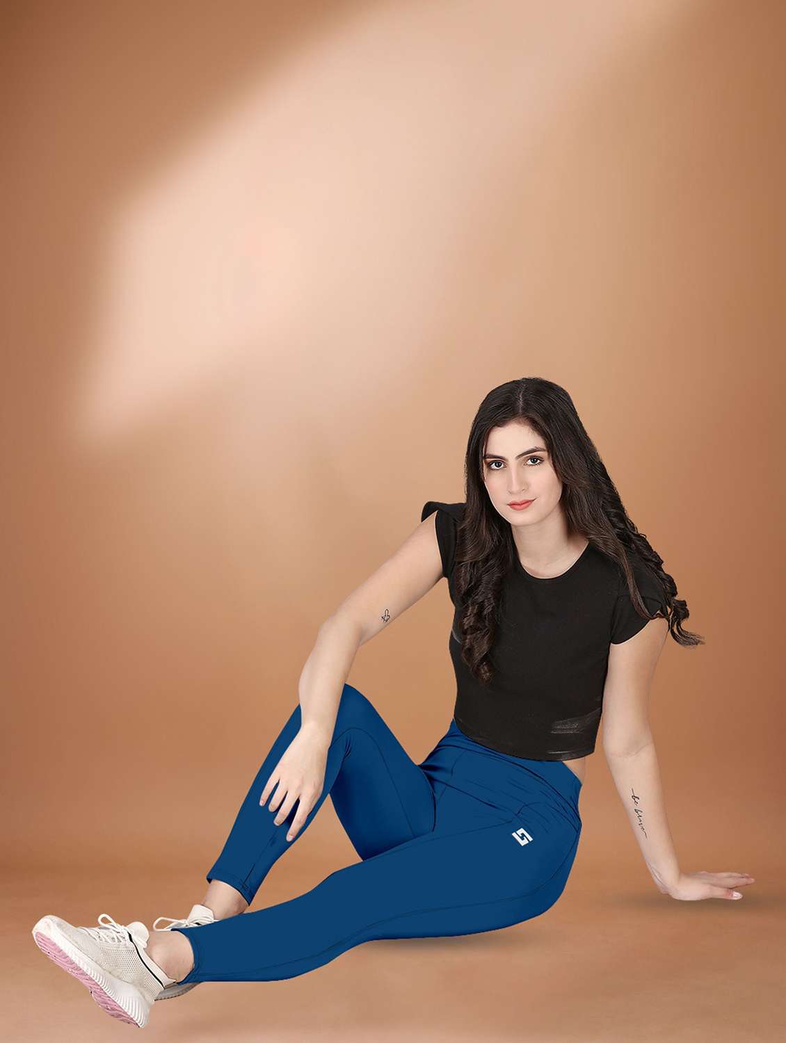 multi colored polyester track pants - 22432177 -  Standard Image - 4