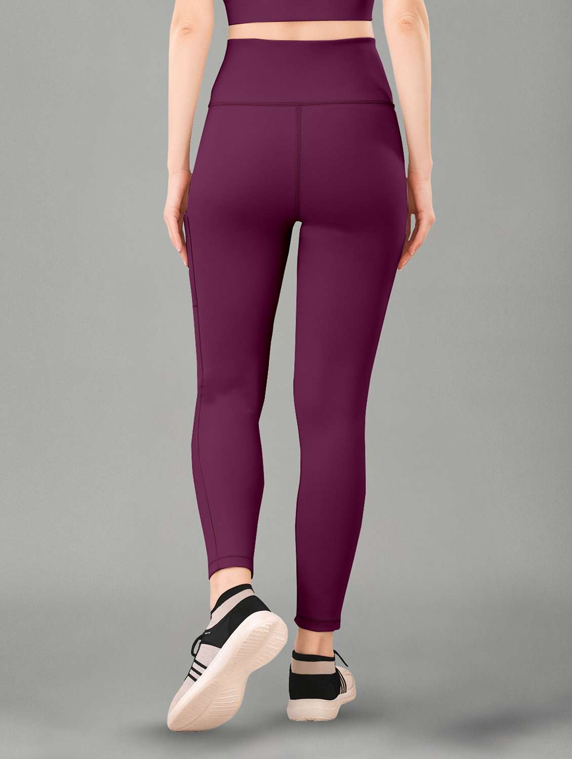 women pack of 2 solid yoga pants  - 22432183 -  Standard Image - 1