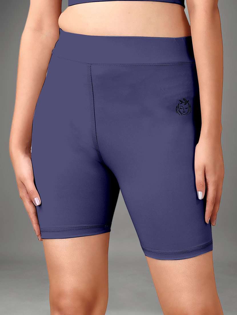 women multi colored polyester sports shorts short - 22432382 -  Standard Image - 1