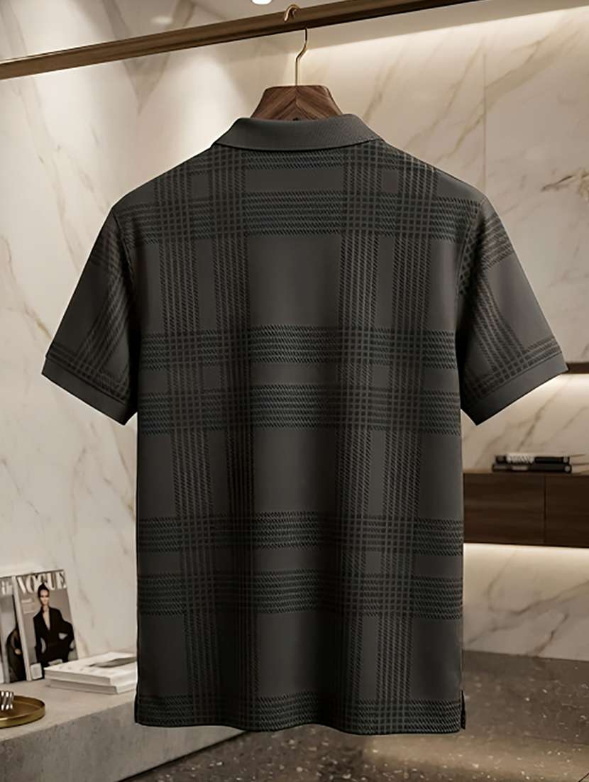 men printed short sleeve regular fit polo t-shirt - 22432765 -  Standard Image - 4