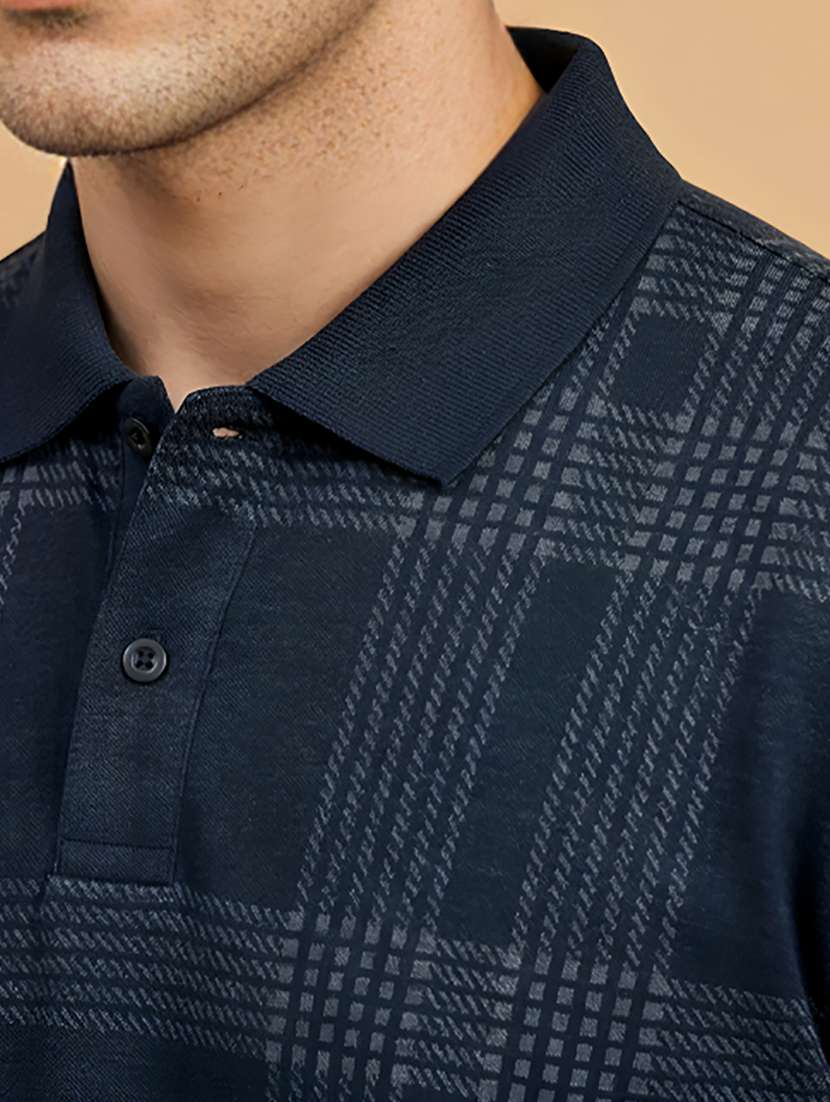 men printed short sleeve regular fit polo t-shirt - 22432766 -  Standard Image - 1