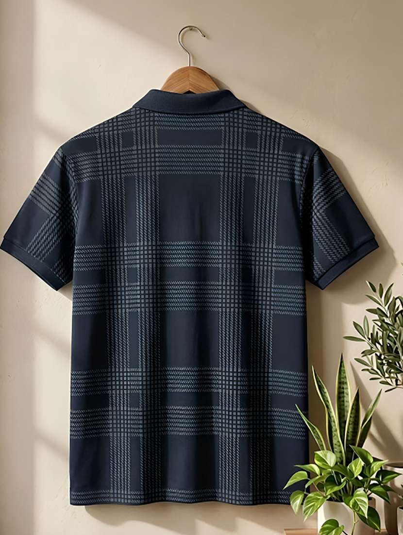 men printed short sleeve regular fit polo t-shirt - 22432766 -  Standard Image - 4