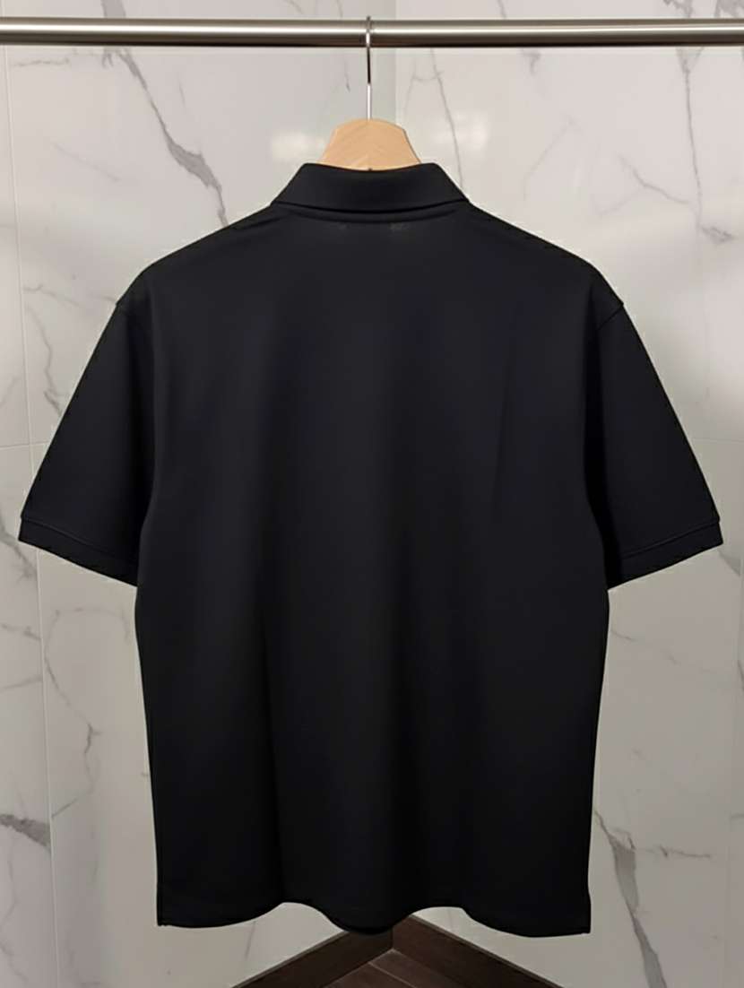 women solid short sleeve oversized polo t-shirt - 22432804 -  Standard Image - 4