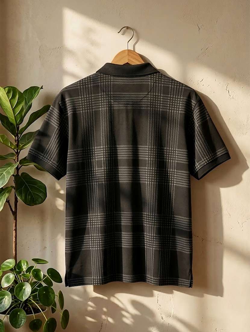 women printed short sleeve oversized polo t-shirt - 22432807 -  Standard Image - 4