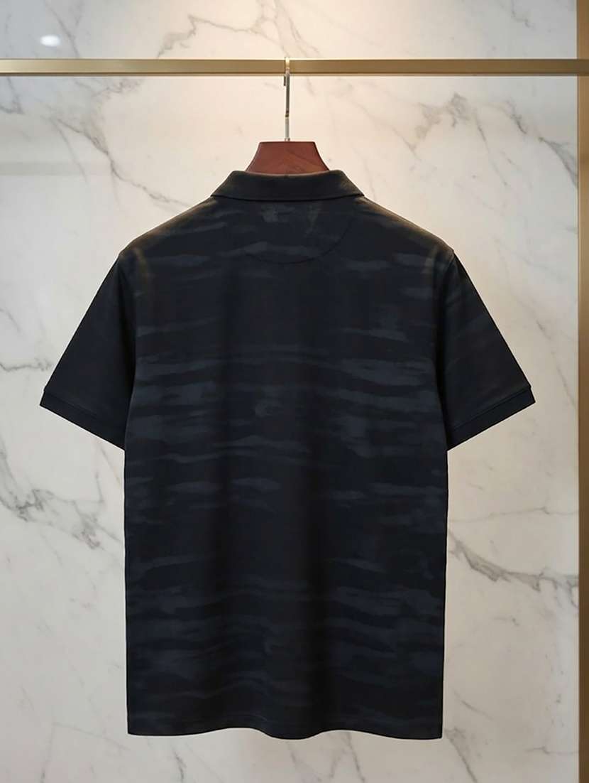 women printed short sleeve oversized polo t-shirt - 22432816 -  Standard Image - 4