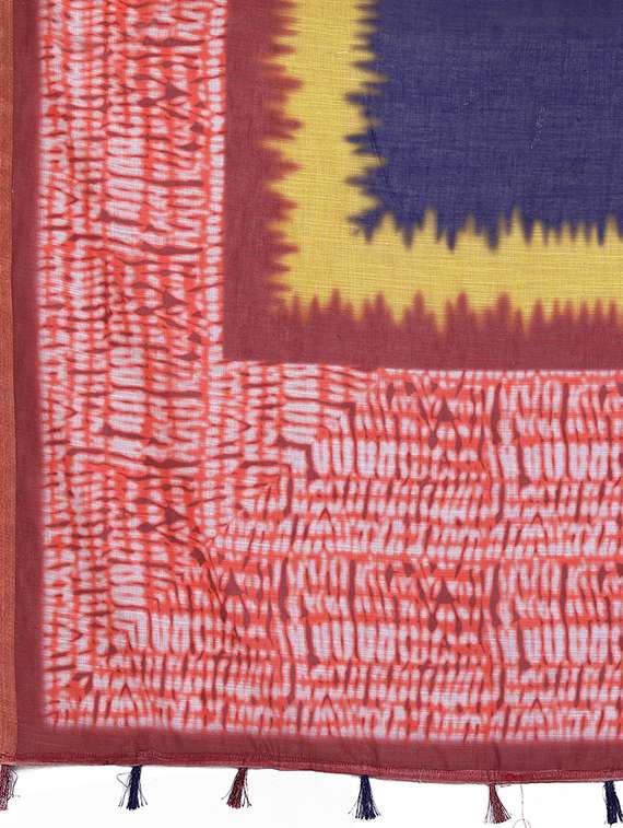 women printed casual wear saree with blouse - 22432844 -  Standard Image - 1