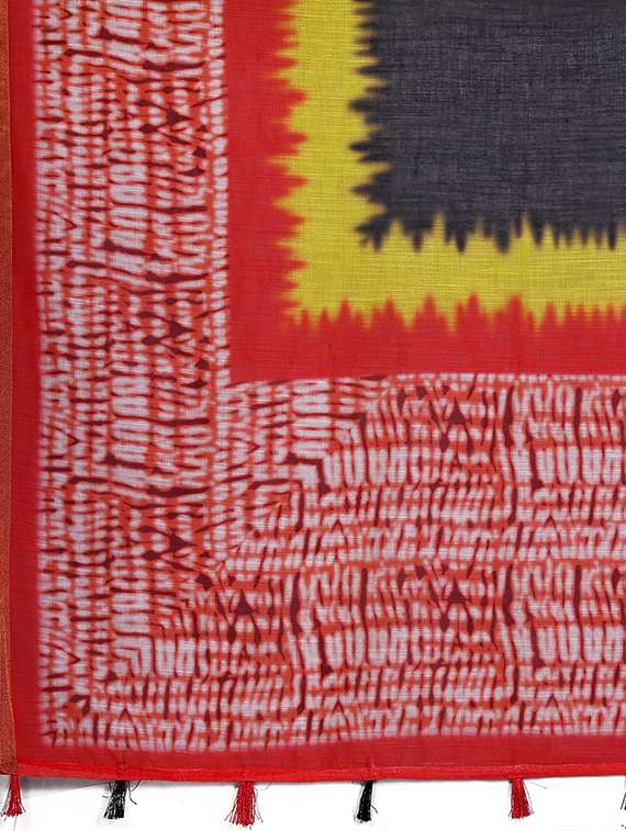 women printed casual wear saree with blouse - 22432846 -  Standard Image - 1