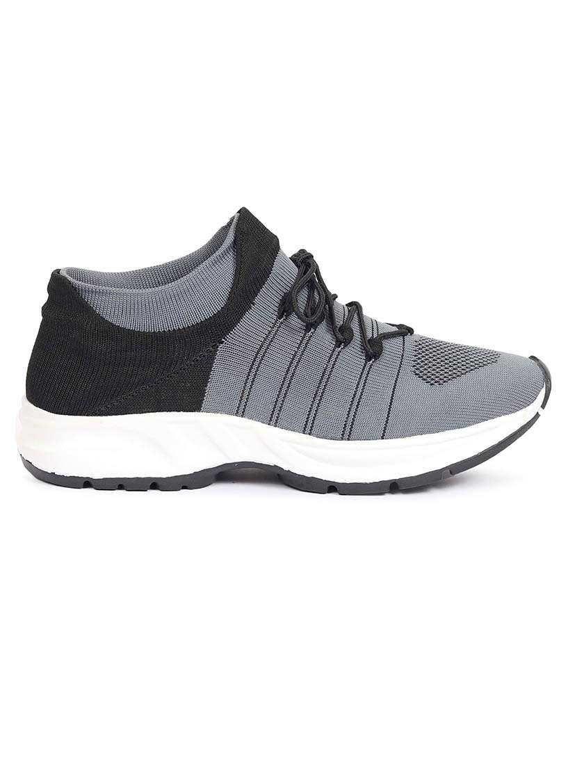 men grey lace-up sport shoe - 22433058 -  Standard Image - 6