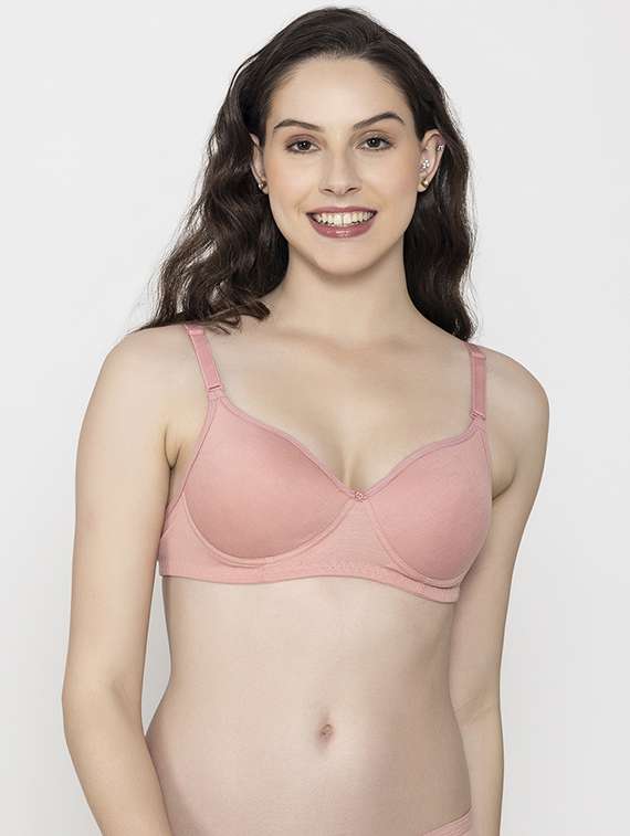 women pack of 3 solid non wired bra - 22433087 -  Standard Image - 1