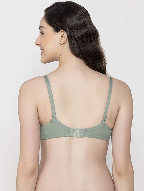 women pack of 3 solid non wired bra - 22433087 -  Standard Image - 4