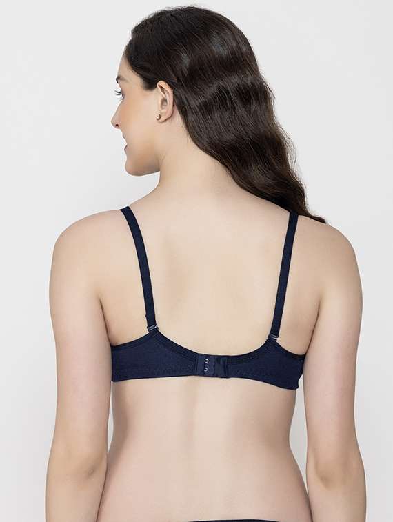 women pack of 3 solid non wired bra - 22433088 -  Standard Image - 4