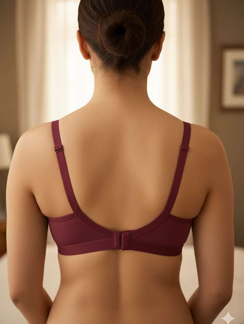 women pack of 3 solid non wired bra - 22433090 -  Standard Image - 4