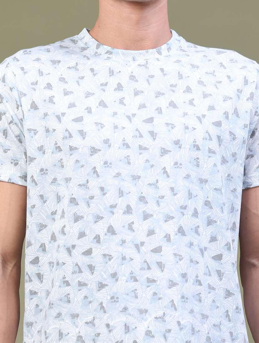 men printed short sleeve regular fit t-shirt - 22433287 -  Standard Image - 1