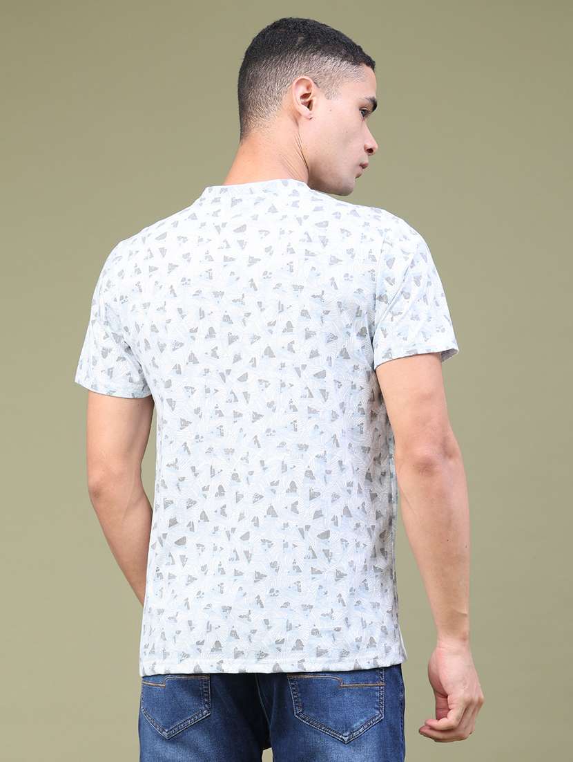 men printed short sleeve regular fit t-shirt - 22433287 -  Standard Image - 4