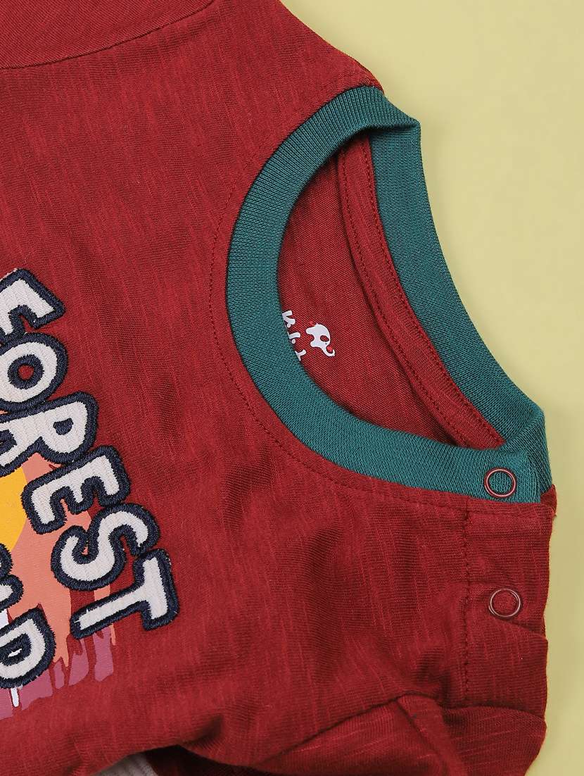 Boys Printed Long Sleeves Regular Fit T-shirt - 22433351 -  Standard Image - 4