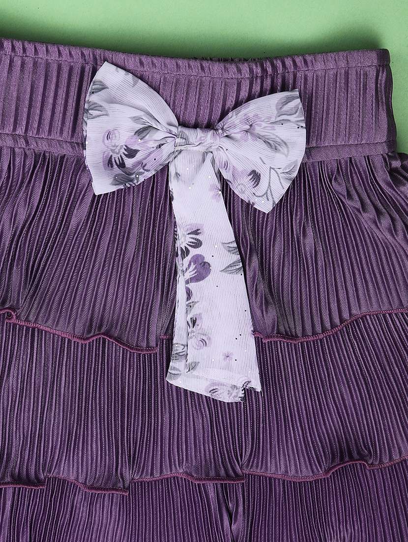 girls printed short sleeves top and skirt set - 22433372 -  Standard Image - 4