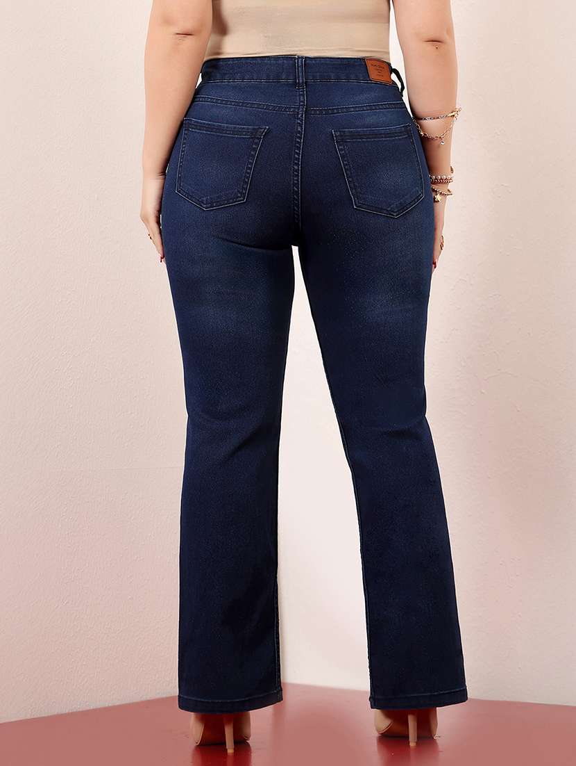 women solid high rise boo - 22433699 -  Standard Image - 4