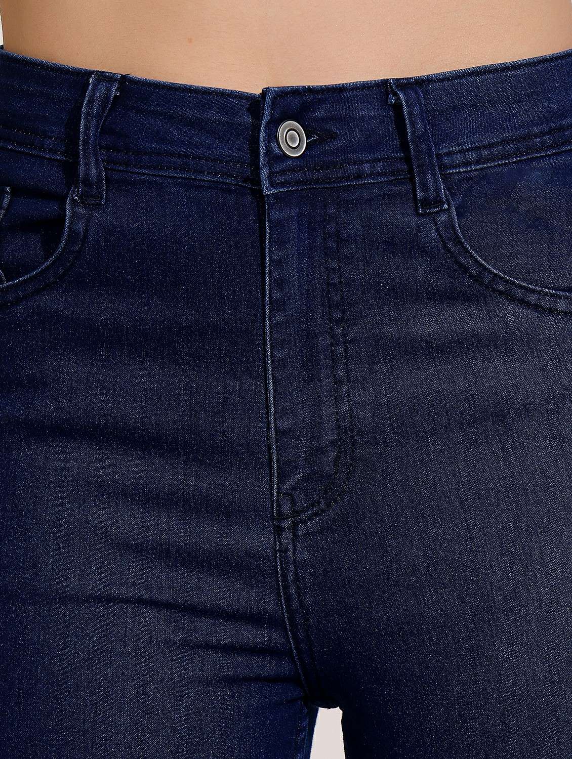 women blue cotton jean - 22433739 -  Standard Image - 1
