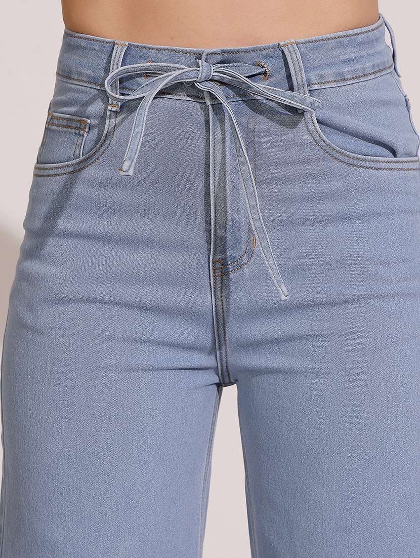 women blue cotton jean - 22433762 -  Standard Image - 1