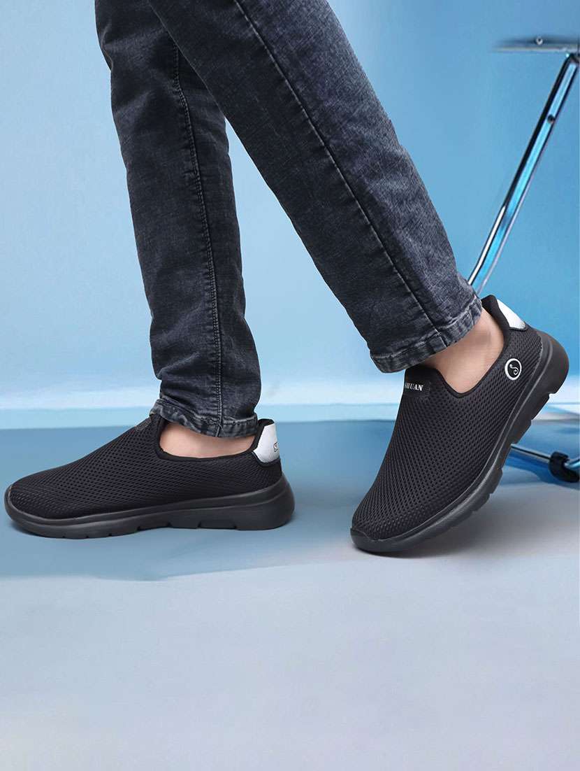 men black slip on slipon - 22433866 -  Standard Image - 1