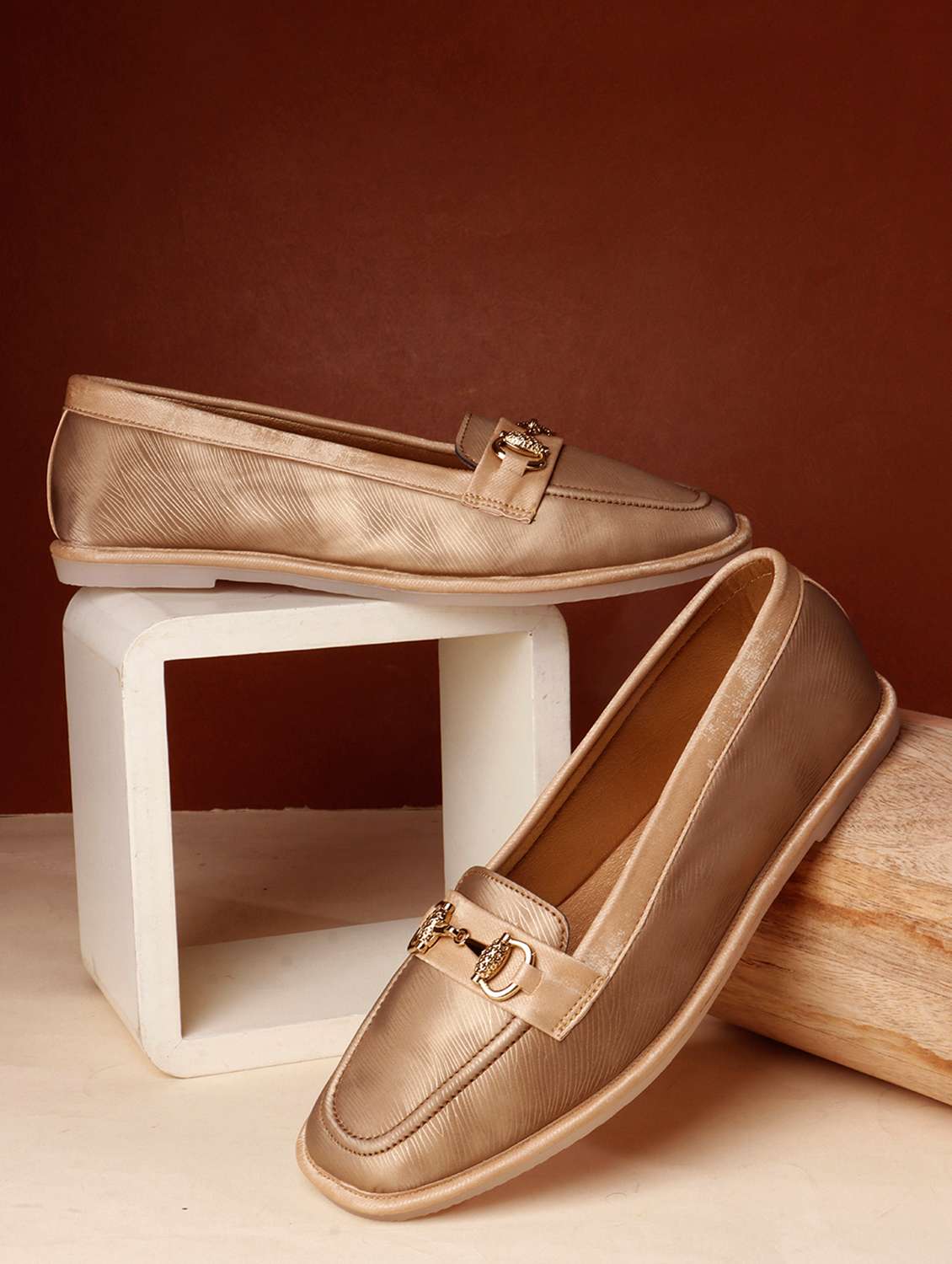 women multi colored slip on ballerina