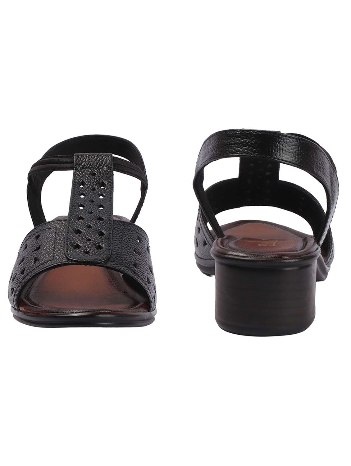 women solid back strap sandal - 22433971 -  Standard Image - 4