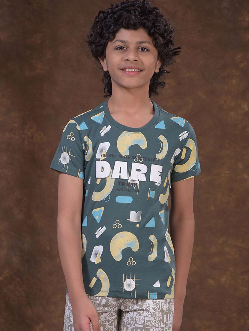 boys printed short sleeve t-shirt